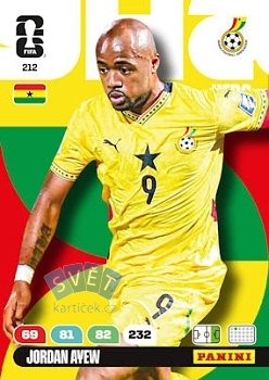 Jordan Ayew Ghana Panini FIFA World Cup 2026 Adrenalyn XL #212
